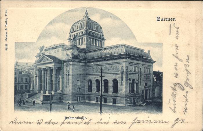 Barmen Wuppertal Ruhmeshalle