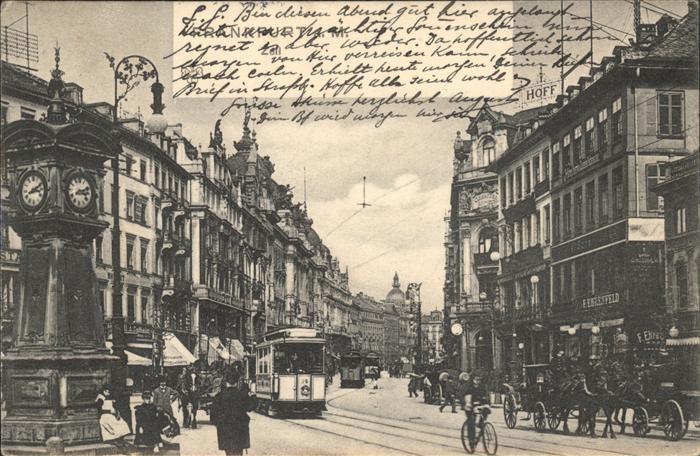 Frankfurt Main Zeil Straßenbahn