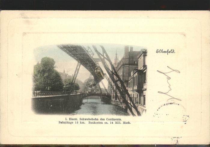 Elberfeld Wuppertal Schwebebahn