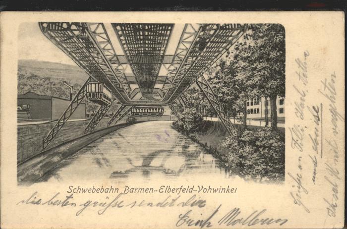 Barmen Wuppertal Schwebebahn