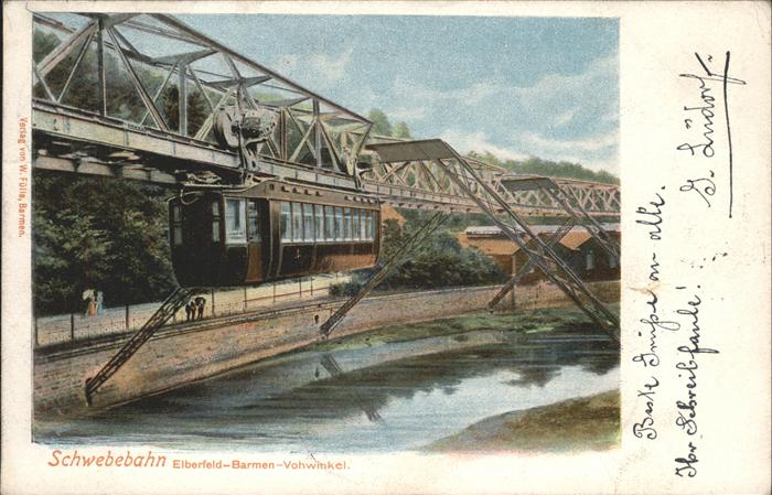 Barmen Wuppertal Schwebebahn