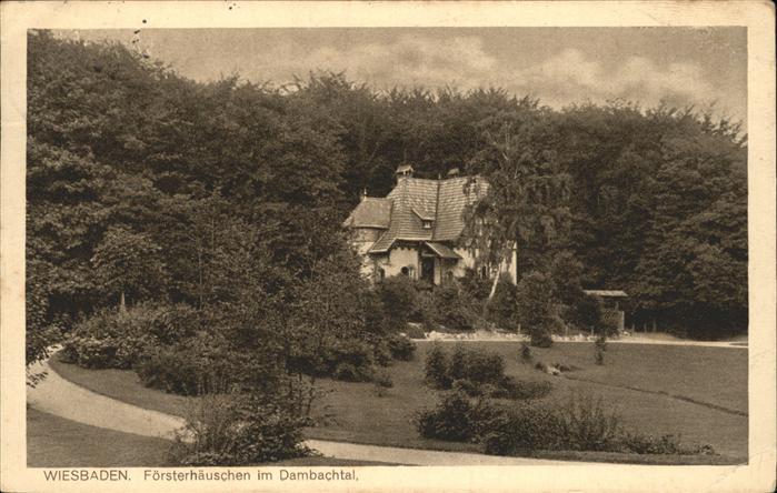 Wiesbaden Försterhäuschen im Dambachtal