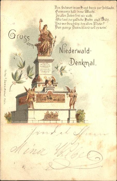 Ruedesheim Rhein Niederwald-Denkmal