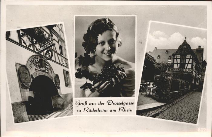 Ruedesheim Rhein Gasthof Drosselhof