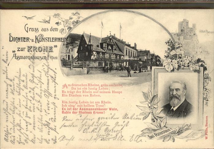 Assmannshausen Gasthof zur Krone