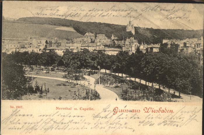 Wiesbaden Nerothal mit Capelle