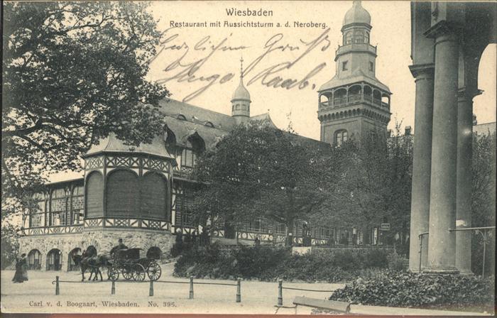 Wiesbaden Restaurant mit Aussichtsturm a.d.Nerobe