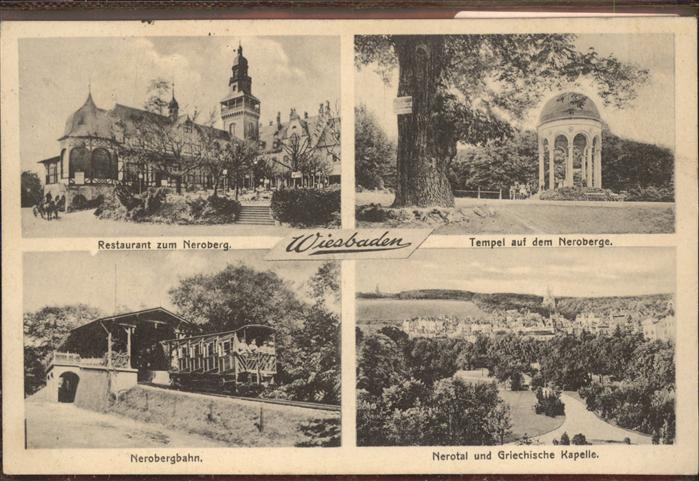 Wiesbaden Restaurant u.Tempel auf dem Neroberg