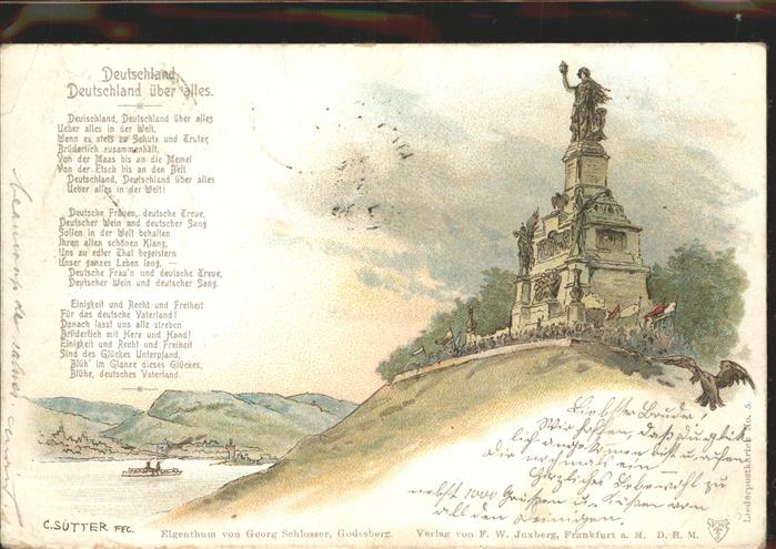 Ruedesheim Rhein Nationaldenkmal