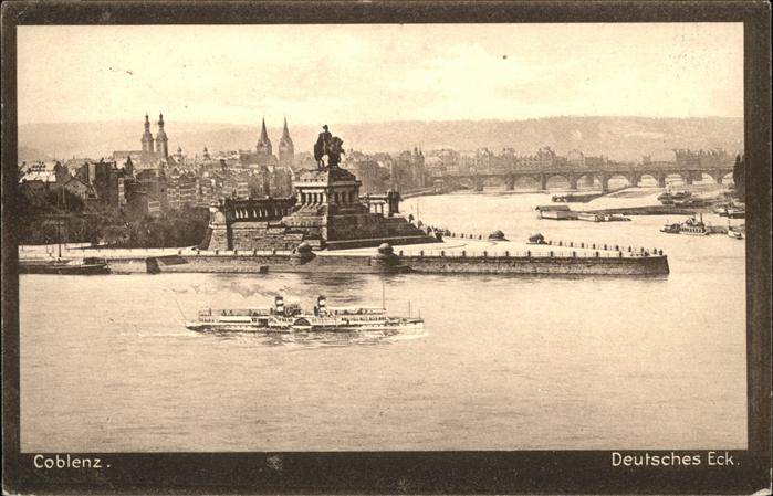 Koblenz Rhein Deutsches Eck