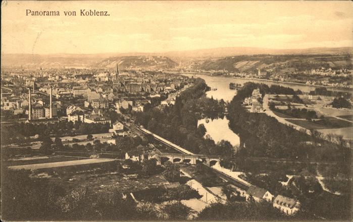 Koblenz Rhein Panorama