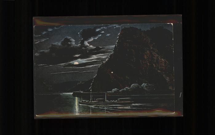 Loreley Lorelei bei Nacht