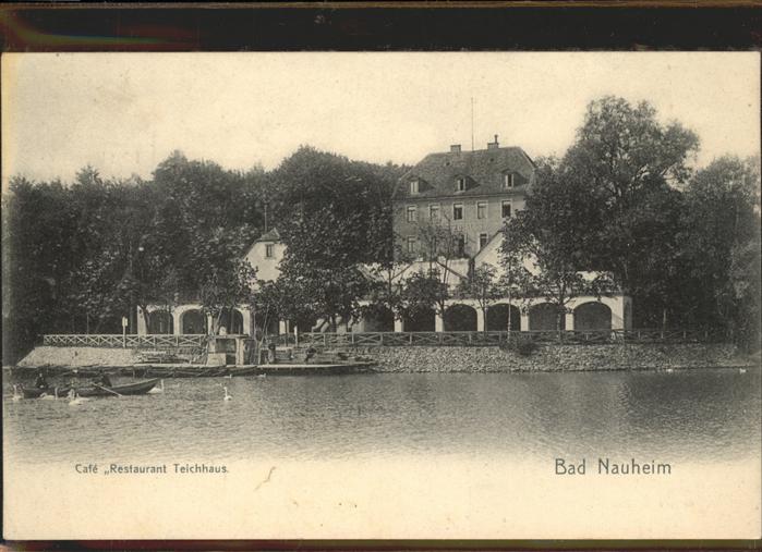 Bad Nauheim Cafe Restaurant Teichhaus