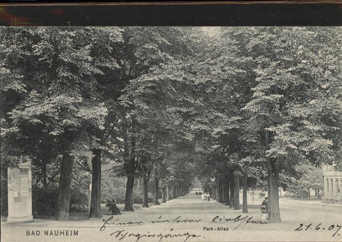Bad Nauheim Park-Allee