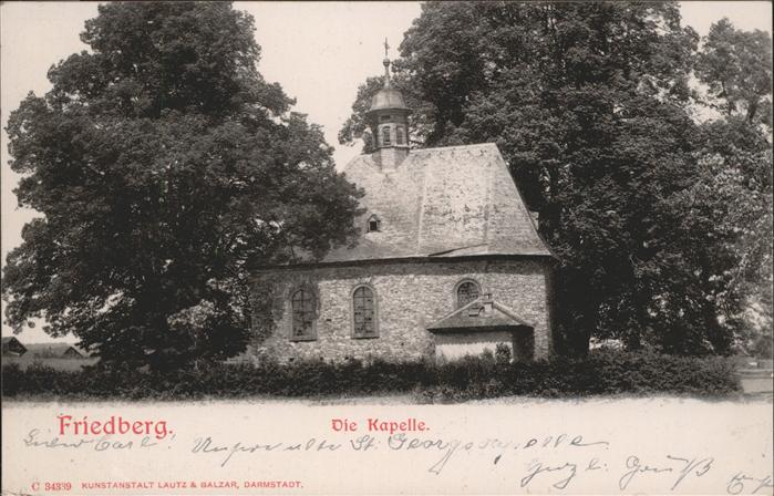 Friedberg Hessen Die Kapelle