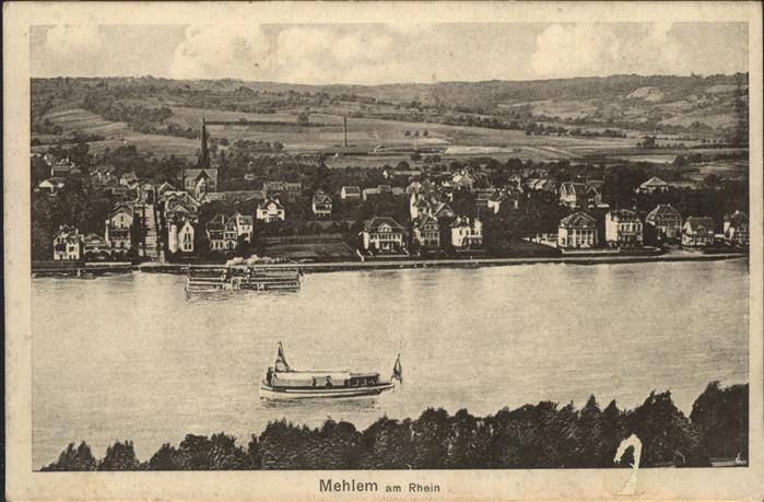 Mehlem Bonn Rhein Boot