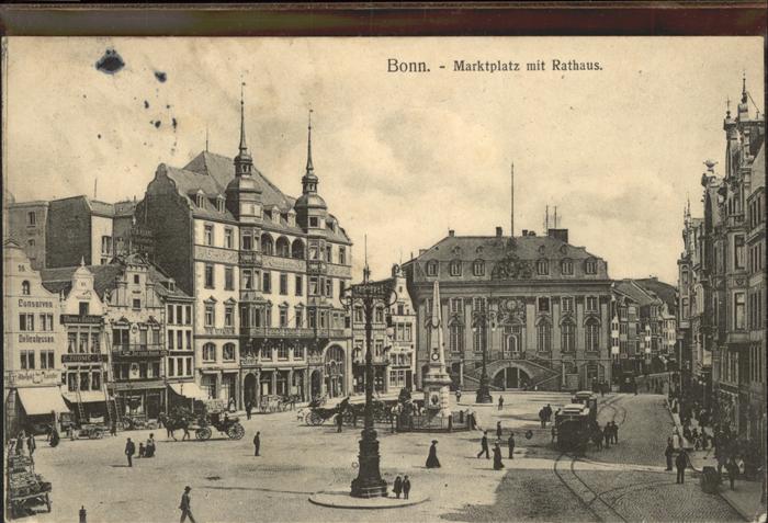 Bonn Rhein Marktplatz Rathaus