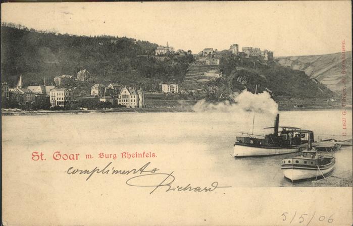 St Goar Burg Rheinfels