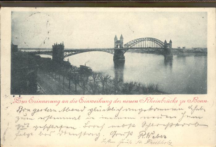 Bonn Rhein Neue Rheinbrücke
