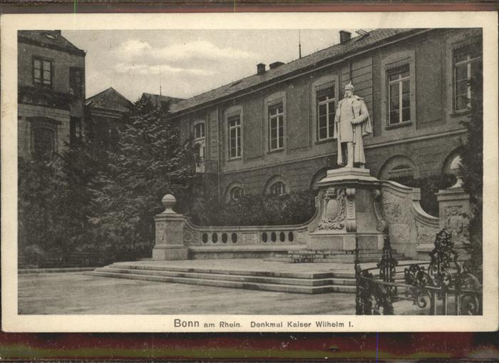 Bonn Rhein Denkmal Kaiser Wilhelm I.