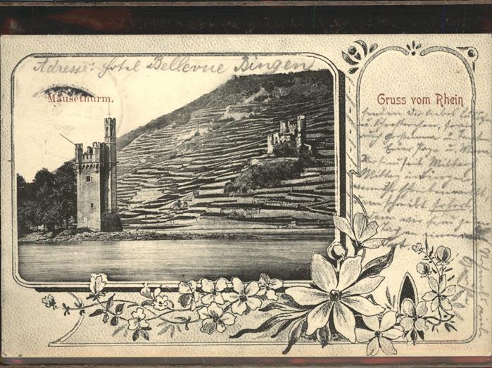 Bingen Rhein Mäuseturm