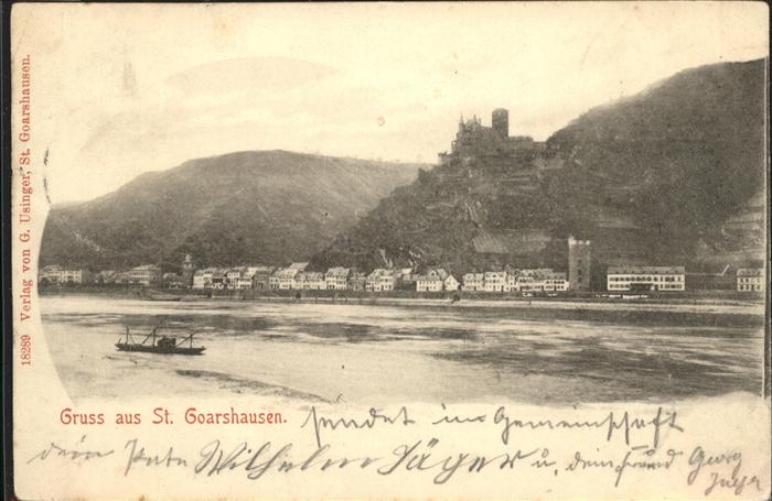 St Goarshausen Rhein