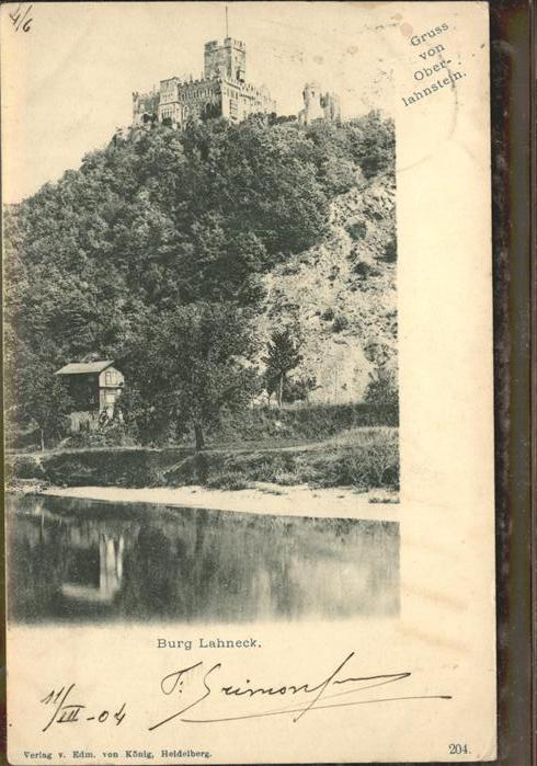 Oberlahnstein Burg Lahneck