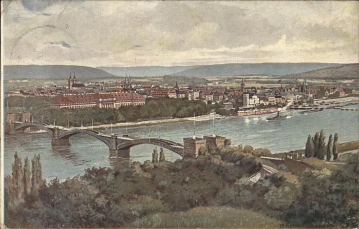 Koblenz Rhein Rheinbrücke