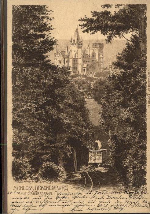 Drachenburg Schloss Zahnradbahn