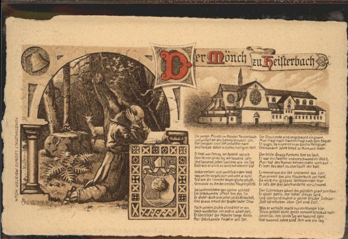 Heisterbach Der Mönch zu Heisterbach