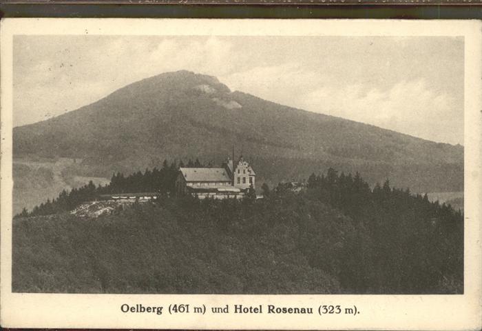 Koenigswinter Oelberg Hotel Rosenau
