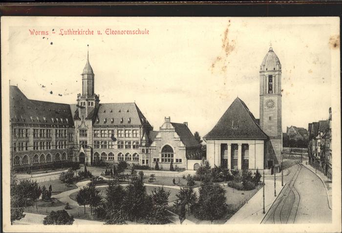 Worms Lutherkirche Eleonorenschule