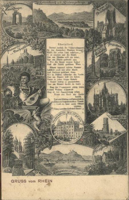 Rolandseck Rheinlied Rolandsbogen