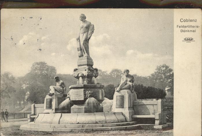 Koblenz Rhein Feldartillerie-Denkmal
