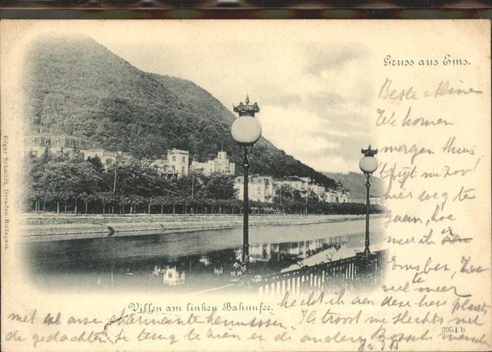 Bad Ems Villen am linken Ufer