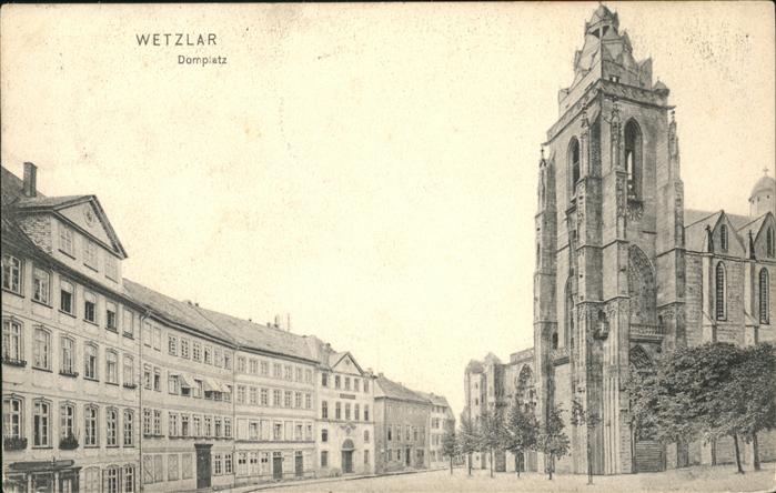 WETZLAR Lahn Hessen Domplatz