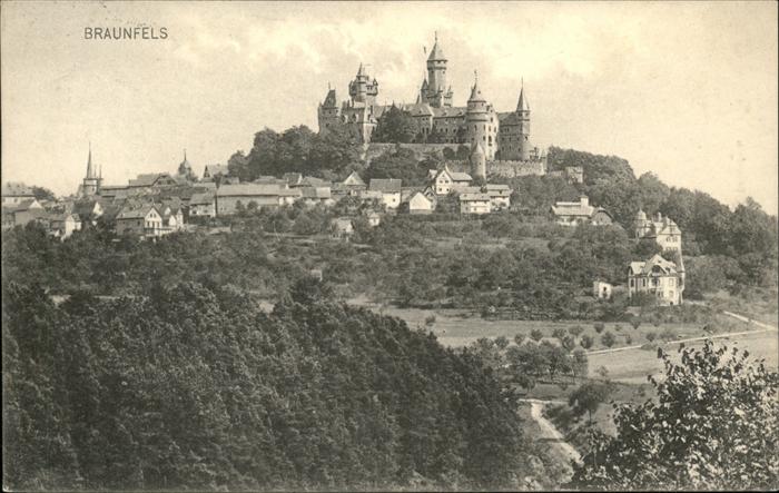 Braunfels Panorama mit Schloss