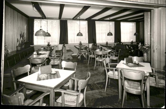 Schledehausen  Bissendorf Osnabrueck Niedersachsen Kurhotel Bracksiek Speisesaal