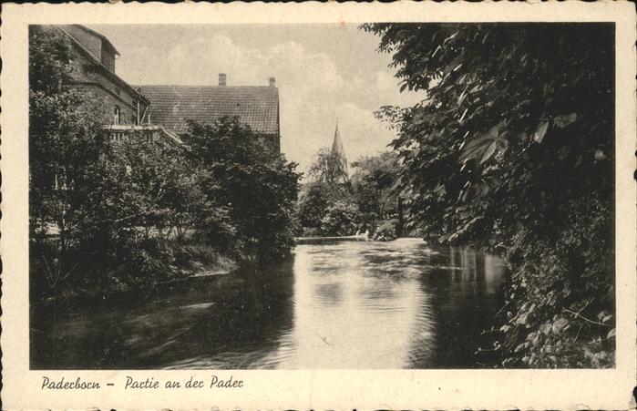 Paderborn Partie an der Pader