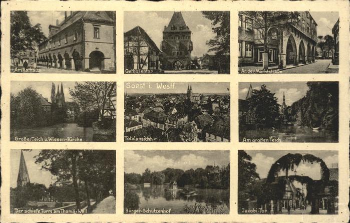 Soest Arnsberg Jacobi-Tor Grosser Teich Marktstrasse S