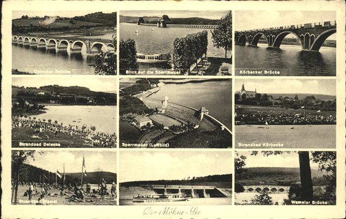 Soest Arnsberg Möhne-See Talsperre Sperrmauer Körbecke