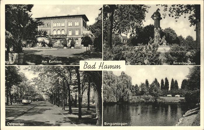 Bad Hamm Bärenbrunnen Ringanlage Ostenallee Kurh