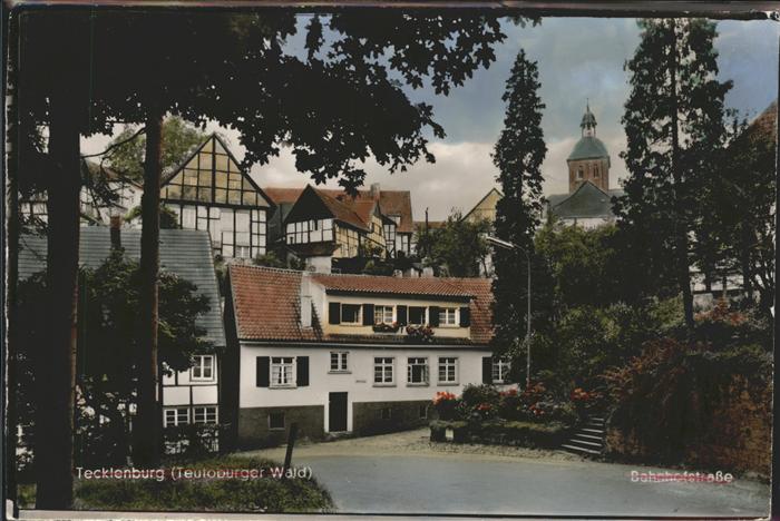 Tecklenburg Steinfurt NRW Panorama Bahnhofstrasse Reproduktionsvorschrift