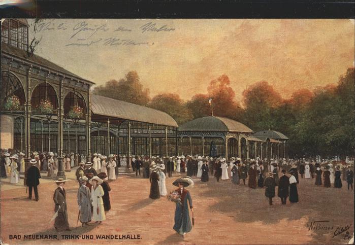 Bad Neuenahr-Ahrweiler Trink- und Wandelhalle Künstlerkarte