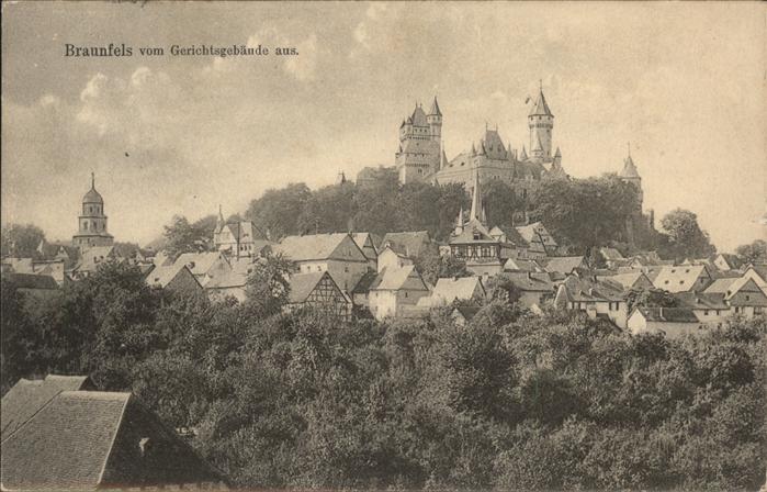 Braunfels Panorama mit Schloss