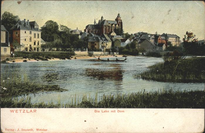 WETZLAR Lahn Hessen Lahn mit Dom
