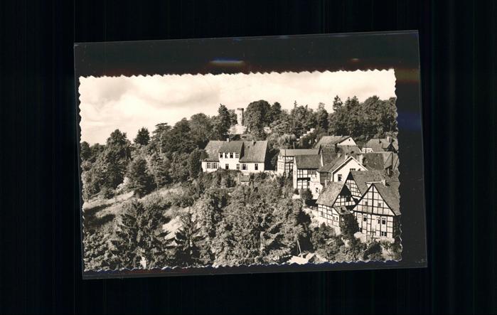 Tecklenburg Steinfurt NRW Blick zum Wierturm