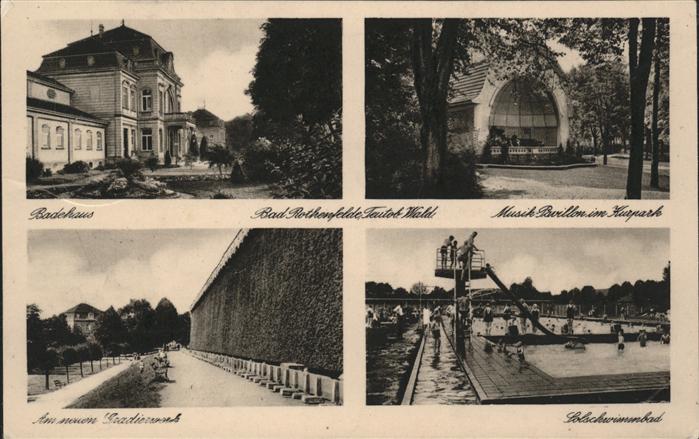 Bad Rothenfelde Badehaus Musikpavillon Kurpark Gradierw
