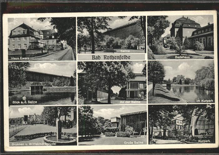 Bad Rothenfelde Badehaus Gradierwerk Saline Kurpark Wit