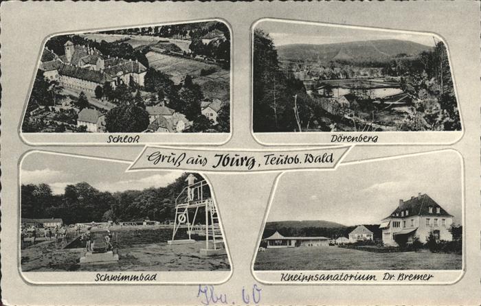 Iburg Teutoburger Wald Schloss Dörenberg Schwimmbad Kneippsana